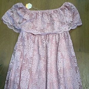 Pink blush maternity dress NWT